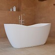 SPALINA - Baignoire îlot Ovale Exquise 160 Blanche 160 X73 X67 Cm, By Spalina - vignette