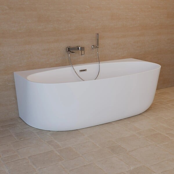 SPALINA - Baignoire Ilot Magic 180 blanche 180 x88 x58 cm, by SPALINA - large