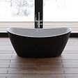 SPALINA - Baignoire îlot Ovale Neroon 2.0 160 Noire 160 X75 X67 Cm, By Spalina - vignette