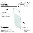JACOB DELAFON - Pare bain Serenity version gauche - vignette