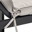 OVIALA - Lot 2 coussins bain de soleil polyester 186 x 53 x 5 cm beige - Picchu - vignette