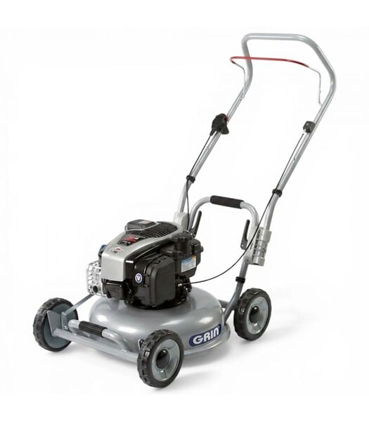 GRIN - Tondeuse thermique 46cm, mulching pulvérisateur sans bac, démarrage électrique - GRIN HM46-INSTART - large