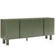 OVIALA - Buffet uni 4 portes L 180 cm vert olive - Harlan - vignette