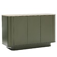 OVIALA - Buffet uni 3 portes L 120 cm vert olive - Theodore - vignette