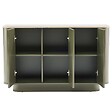 OVIALA - Buffet uni 3 portes L 120 cm vert olive - Theodore - vignette