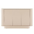 OVIALA - Buffet uni 3 portes L 120 cm crème - Theodore - vignette