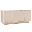 OVIALA - Buffet uni 4 portes L 180 cm crème - Theodore - vignette