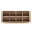 OVIALA - Buffet uni 4 portes L 180 cm crème - Theodore - vignette