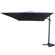CONCEPT USINE - Ensemble parasol  gris 3x4m et 4 dalles à lester CESARE - vignette