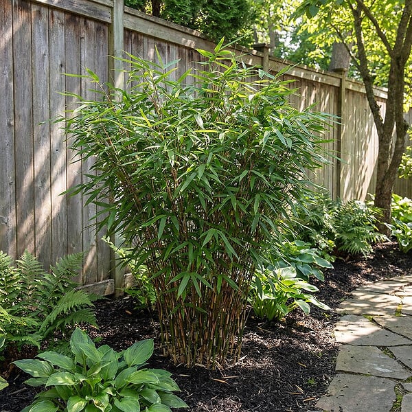 BLOOMIQUE - Fargesia Asian Wonder - Plante bambou - Non envahissante - Plante de Jardin - Plante haie - P. 14 cm - large