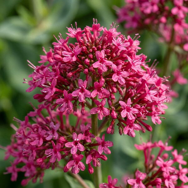 BLOOMIQUE - Lot de 6 - Centranthus ruber coccineus - Valériane rouge - H. 10-20 cm - P. 9 cm - large