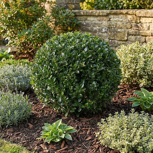 BLOOMIQUE - Ilex Crenata Jenny - Houx japonais - Feuillage Persistant - Rustique - Plante balcon - P. 17 cm - large