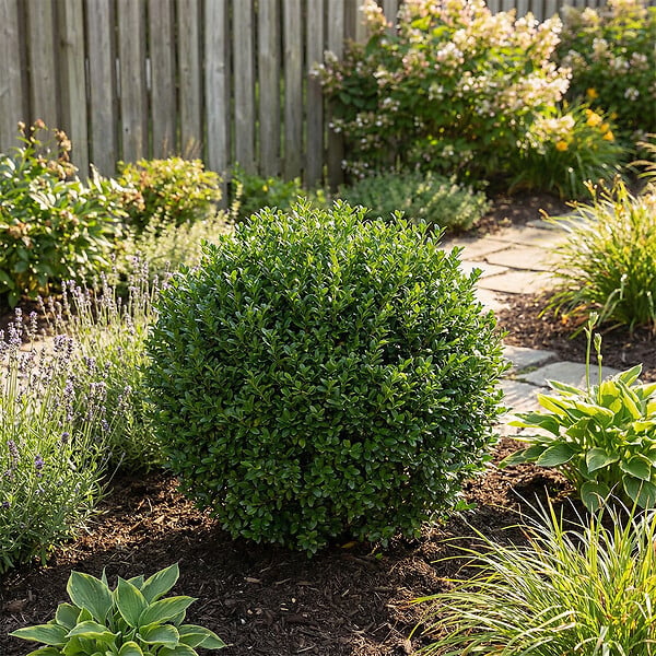 BLOOMIQUE - Ilex Crenata Jenny - Houx japonais - Plante rustique - Plante balcon - Hauteur 10-20 cm - Pot 10 cm - large