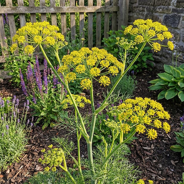 BLOOMIQUE - Lot de 6 - Levisticum officinale - Livèche - Rustique - Vivace - H. 10-20 cm - P. 9 cm - large