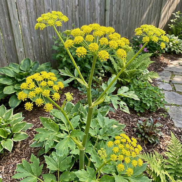 BLOOMIQUE - Lot de 6 - Levisticum officinale - Livèche - Rustique - Vivace - H. 10-20 cm - P. 9 cm - large