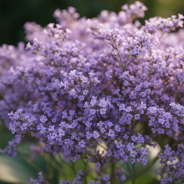 BLOOMIQUE - Lot de 6 - Limonium latifolium - Lavande de mer - Rustique - Vivace - Hauteur 10-20 cm - Pot 9 cm - large