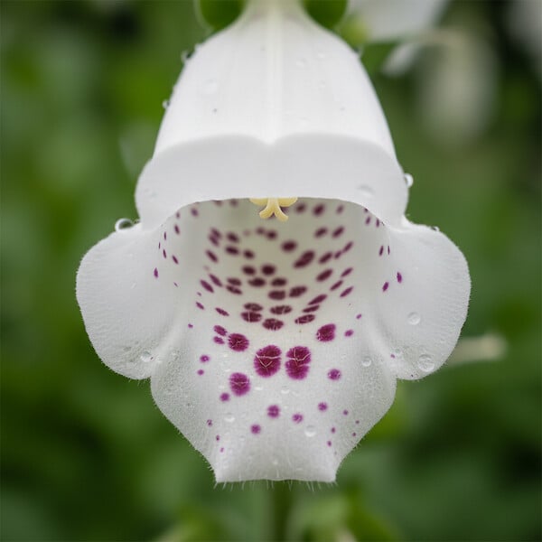 BLOOMIQUE - Lot de 3 - Digitalis Purp. Dalmatian White - Digitale - Floraison abondante - H. 10-20 cm - P. 9 cm - large