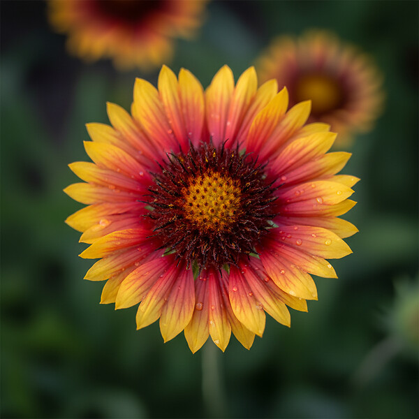 BLOOMIQUE - Lot de 6 - Gaillardia Arizona Sun - Fleur de cocarde - Floraison abondante - H. 10-20 cm - P. 9 cm - large