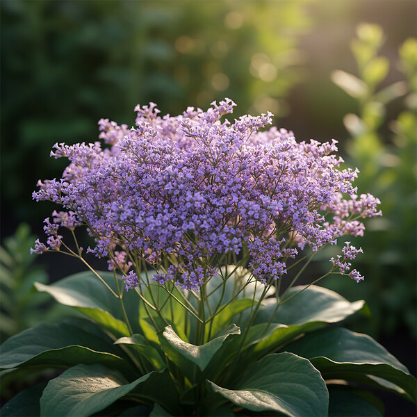 BLOOMIQUE - Lot de 3 - Limonium latifolium - Lavande de mer - Rustique - Vivace - Hauteur 10-20 cm - Pot 9 cm - large