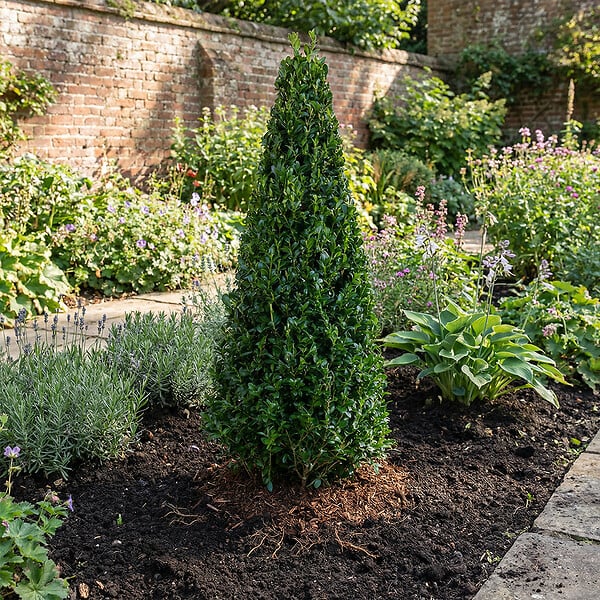 BLOOMIQUE - Ilex Crenata Jenny Pyramid - Houx japonais - Feuillage Persistant - Rustique - P. 21 cm - large