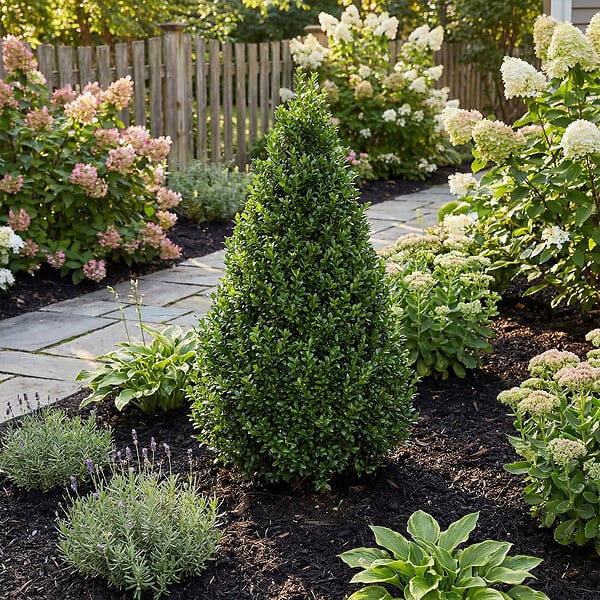 BLOOMIQUE - Ilex Crenata Jenny Pyramid - Houx japonais - Feuillage Persistant - Rustique - P. 21 cm - large