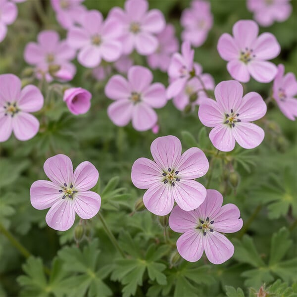 BLOOMIQUE - Lot de 6 - Erodium Variabile 'Bec d'évêque' - Plantes jardin - Floraison abondante - P. 9 cm - large