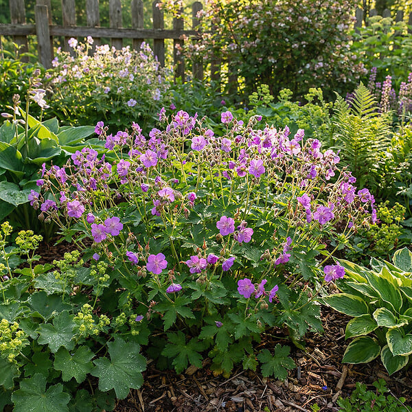 BLOOMIQUE - Lot de 6 - Géranium cantabrigiense ‘Cambridge’ - H. 10-20 cm - P. 9 cm - large