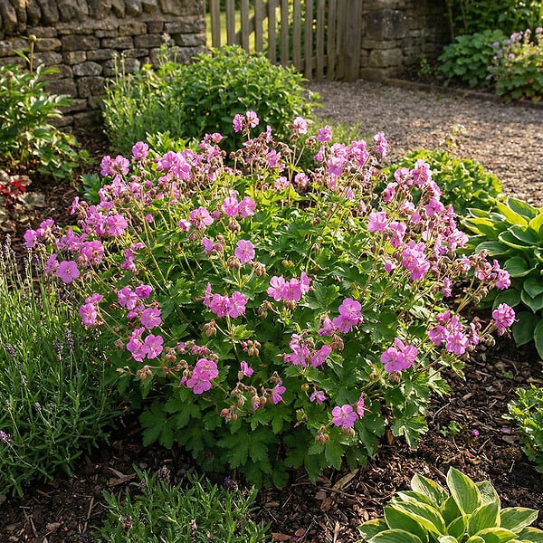 BLOOMIQUE - Lot de 6 - Géranium cantabrigiense ‘Cambridge’ - H. 10-20 cm - P. 9 cm - large