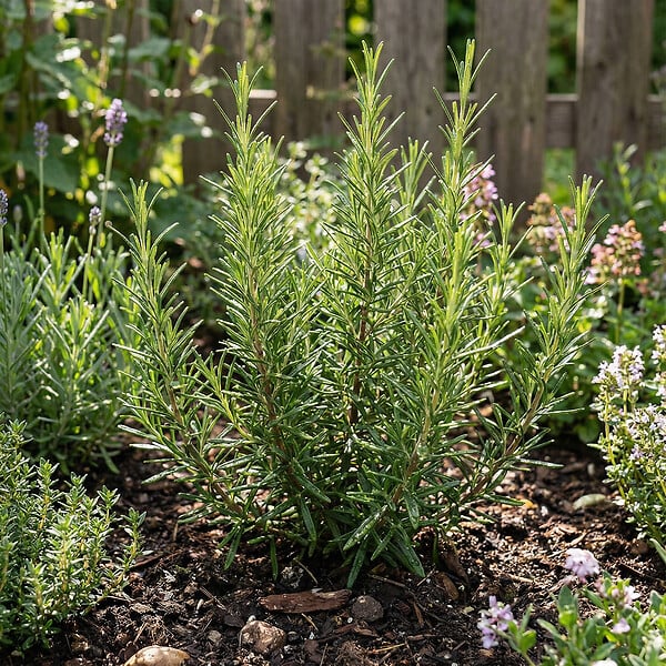 BLOOMIQUE - Lot de 6 - Rosmarinus officinalis - Romarin - Rustique - Persistant - Plante balcon - P. 9 cm - large