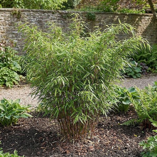 BLOOMIQUE - Fargesia Rufa - Plante bambou - Non rampante - Rustique - Persistante - Plante de Jardin - P. 14 cm - large