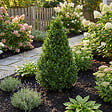 BLOOMIQUE - Lot de 2 - Ilex Crenata Jenny Pyramid - Houx japonais - Feuillage Persistant - Rustique - P. 21 cm - vignette