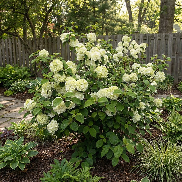 BLOOMIQUE - Viburnum Plicatum Opening Day - Boule-de-neige du Japon - Plante de Jardin - H. 60-80 cm - P. 23 cm - large