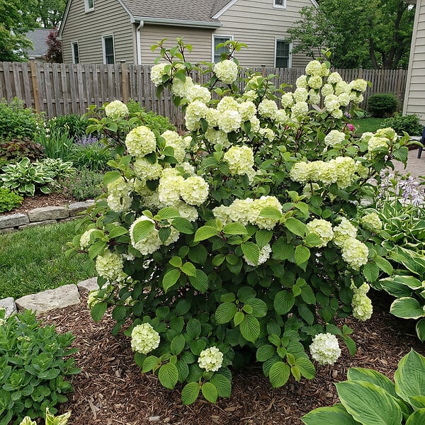 BLOOMIQUE - Viburnum Plicatum Opening Day - Boule-de-neige du Japon - Plante de Jardin - H. 60-80 cm - P. 23 cm - large