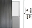 GD MENUISERIES - Porte Coulissante Athena blanc H204 x L73 cm, Galandage - vignette