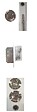 GD MENUISERIES - Porte Coulissante Atelier Noir vitre depoli H204 x L73 cm, serrure condamnation - vignette