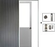 GD MENUISERIES - Porte Coulissante Atelier Blanc H204 x L83 cm sans meneau, Galandage - vignette