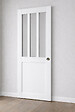 GD MENUISERIES - Porte Coulissante Atelier Blanc H204 x L93 cm, Coquilles - vignette