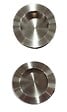 GD MENUISERIES - Porte Coulissante Atelier noir, blanc Vitrée H204 x L73 cm, Rail Alu Bandeau blanc, Coquilles - vignette