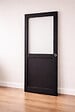 GD MENUISERIES - Porte Coulissante Atelier Noir H204 x L63 cm sans meneau, serrure condamnation - vignette