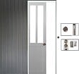 GD MENUISERIES - Porte Coulissante Atelier Blanc H204 x L73 cm, Galandage - vignette