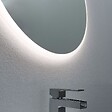 KIAMAMI VALENTINA - Miroir Rond Pour Salle De Bain Avec Diamètre Cm 70 Retroéclairé À Led Moderne - vignette