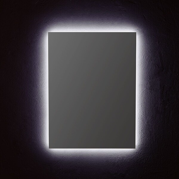 KIAMAMI VALENTINA - Miroir De Salle De Bains 60X80 Cm Avec Éclairage Perimétrique Led - large