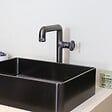 ESSEBAGNO - Factory mitigeur lavabo haut gris gun métal - vignette