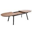 OVIALA - Ensemble table extensible 220/280 cm et 10 chaises de jardin - Jakarta - vignette