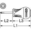 KS TOOLS - KSTOOLS - Tournevis ULTIMATE tom pouce POZIDRIV, PZ2 - L.38 mm - 922.6039 - vignette