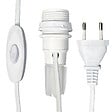 TIBELEC - Kit adaptateur bouteille équipé E14 Blanc - vignette