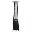 HAPPY GARDEN - Parasol chauffant gaz STOCKHOLM 13kW acier noir + housse de protection - vignette