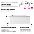 JACOB DELAFON - Tablier frontal blanc pour baignoire rectangulaire 180 x 60 cm installation niche - vignette