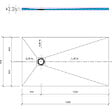 WEDI - Receveur de douche à carreler 160 x 90 Fundo Primo rectangle écoulement excentré + bonde horizontale + kit d'étanchéité - vignette