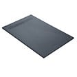 U-TILE - Receveur résine 180 x 80 cm gris ardoise effet ardoise - grille caniveau excentrée - vignette